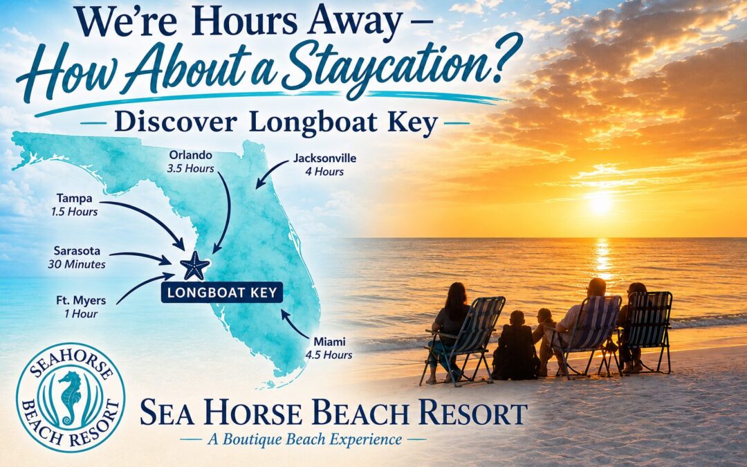 You’re hours away, How About a Staycation?